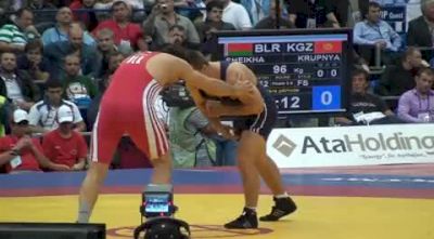 96kg Ruslan Sheikhau BLR- vs. Alexey Krupnyakov KGZ-