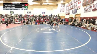 165 lbs Semifinal - Matthew Gish, Portland/Cromwell vs Tyquell Lucas, Foran