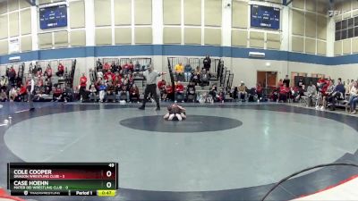 49 lbs Round 2 (4 Team) - Cole Cooper, Dragon Wrestling Club vs Case Hoehn, Mater Dei Wrestling Club