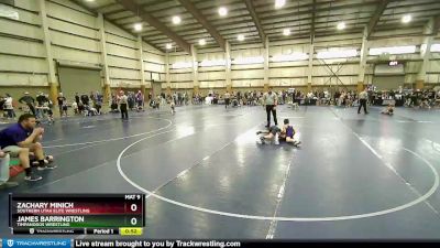 80 lbs Quarterfinal - James Barrington, Timpanogos Wrestling vs Zachary Minich, Southern Utah Elite Wrestling