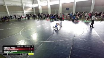 72 lbs Cons. Round 3 - Taysom Jensen, Gunnison Valley vs Atticus Fitch, Northside Wrestling Club