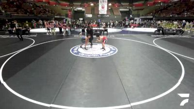 92 lbs Champ. Round 1 - Raul Lopez, Madera Wrestling Club vs Isaiah Cervantes, Scotsmen Wrestling Club