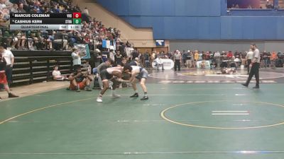 2 - 113 lbs Quarterfinal - Marcus Coleman, Virginia H.S. vs Cashius Kern, Strasburg