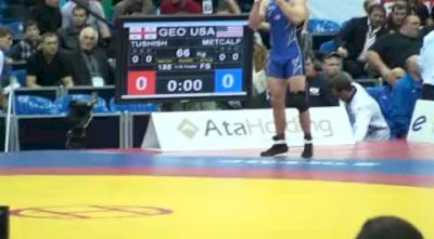 66kg Brent Metcalf USA- vs. Otar Tushishvili Georgia-
