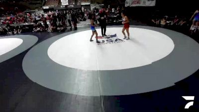 120 lbs Presila Quistian, SJWA - San Joaquin Wrestling Association vs Tehani Gacuma, SDIKWA - San Diego-Imperial Kids Wrestling Association