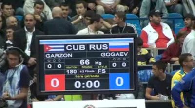 66kg Garzon Cuba- vs. Alan Gogaev Russia-