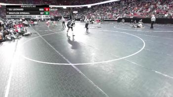 D1-175 lbs Quarterfinal - Braylon Stegall, West De Pere vs Eli Leonard, Mount Horeb/Barneveld
