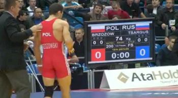 74kg Denis Tsargush Russia- vs. K Brozozowski Poland-