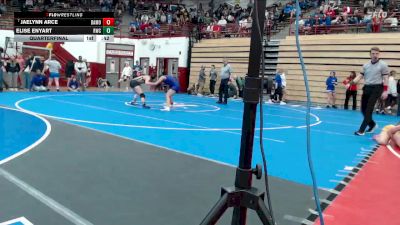 140 lbs Quarterfinal - Jaelynn Arce, Merrillville Pirates vs Elise Enyart, Rochester Wrestling Club