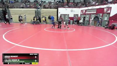 77 lbs Quarterfinal - Calvin Greer III, Contenders Wrestling Acadamy vs Arian Reinert, GGB Ohio