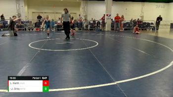 78-80 lbs Round 1 - Josiah Dray, Sons Of Thunder Wrestling vs Luka Keith, Virginia Elite Wrestling Club