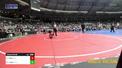 64 lbs Consi Of 16 #2 - Karson West, Bulls vs Braydon Lopez, Proving Grounds Wrestling