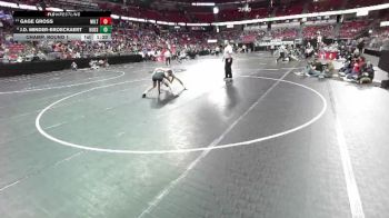 D1-150 lbs Champ. Round 1 - Gage Gross, Milton vs J.D. Minder-Broeckaert, Hudson