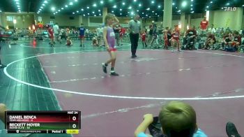 75 lbs Round 7 (8 Team) - Beckett Moyer, Moyer Elite vs Daniel Benca, Team Arkansas