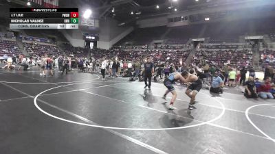 175 lbs Cons. Quarters - J.T Lile, Pueblo West Storm Wrestling vs Nicholas Valdez, Glory Wrestling Academy