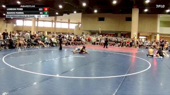 120 lbs 2nd Wrestleback (32 Team) - Mason Parria, Brother Melchior vs London Ford, North Shelby Regulators Red