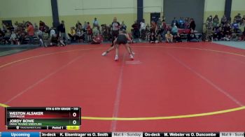 110 lbs Cons. Round 3 - Weston Alsaker, Team Nazar vs Jordy Bowe, Crass Trained Wrestling