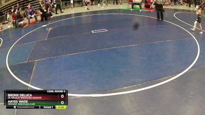 62 lbs Cons. Round 2 - Bronx DeLuca, Jr. Wildcat Wrestling Associat vs Hayes Wade, Fremont Wrestling Club