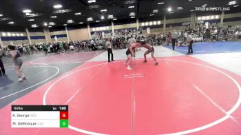 157 lbs Quarterfinal - Kyan George, Escondido HS vs Mark DelBosque, Clovis North Wc