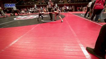 49 lbs Quarterfinal - Wesley Garza, Sperry Wrestling Club vs Hunter Wells, Claremore Wrestling Club