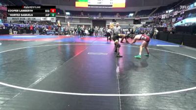 6A 126 lbs Cons. Round 2 - Kortez Samuels, Jasper vs Cooper Lamberth, Southside Gadsden