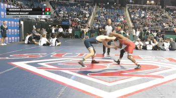 6A 150 lbs Cons. Round 1 - Connor Walley, Alexander Central High School vs Jeremiah Coleman, St. Stephens High School