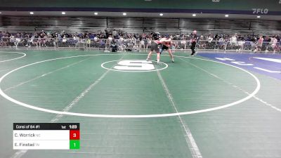 144 lbs Consi Of 64 #1 - Carson Worrick, NC vs Ezra Finstad, TN