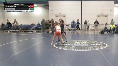 120 lbs Consi Of 64 #2 - Layne Martin, MI vs Case Bridge, IN