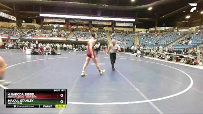 174 lbs Champ. Round 2 - Makail Stanley, William Penn vs 4 Nakoda Siegel, Montana State - Northern