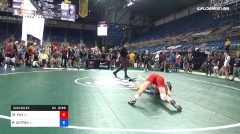 132 lbs Cons 64 #1 - Walker Fox, Arkansas vs River Griffith, North Carolina