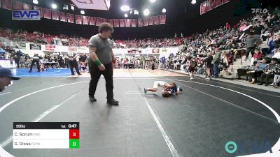 35 lbs Rr Rnd 2 - Cashton Sorum, Salina Wrestling Club vs Gabe Dicus, Fort Gibson Youth Wrestling