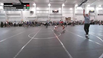 84 lbs Round 1 (8 Team) - Slevin Rudy, Wrecking Crew Black vs Weston Cipriani, SHWA