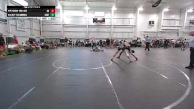 126 lbs Round 1 (6 Team) - Hayden Weiss, Dayton Bandits vs Ricky Hammel, 84 Athletes