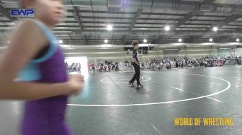 73 lbs Round Of 32 - Clementina Zapata, OKC Saints Wrestling vs Hazel Abarca, Best Trained