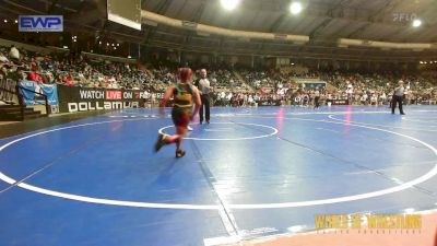 85 lbs Round Of 32 - Herra Rose The Last Dragon, Wichita Training Center vs Brady McDonald, Raw Wrestling Club