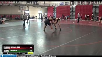 182 lbs Cons. Round 3 - Nolan Dikeman, Newberg vs Andres Hernandez, Sherwood