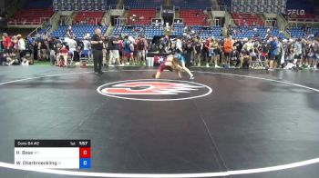 126 lbs Cons 64 #2 - Hunter Boss, Wyoming vs Wil Oberbroeckling, Iowa