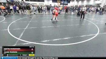 138 lbs Champ. Round 2 - Mattie Papenthien, WI vs Marie Pearson, CA
