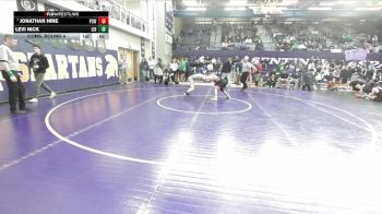 110 lbs Cons. Round 4 - Levi Nick, Libby vs Jonathan Hine, Powell