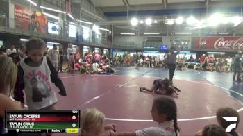 100 lbs Quarterfinals (8 Team) - Taylin Craig, TN Elite Ladys vs Sayuri Caceres, Not Plain Janes