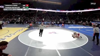 I-124 lbs Quarterfinal - Charles Przymylski, Mahopac vs Finnegan O`Brien, Chaminade