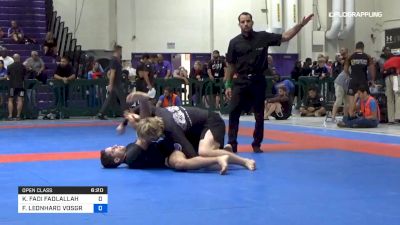 KHALIL FADI FADLALLAH vs FREDERIC LEONHARD VOSGRONE 2019 Pan IBJJF Jiu-Jitsu No-Gi Championship