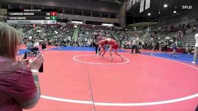 152 lbs Semifinal - Kyle Zulpo, Team Zulpo Perryville Wrestling vs Cameron Reeves, Team Conquer Wrestling