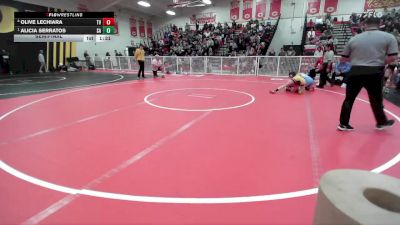 105 lbs Semifinal - Alicia Serratos, Santa Ana vs Olive Lechiara, Temecula Valley