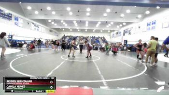 155 lbs 5th Place Match - Jayden Quintanar, Los Alamitos High School vs Camila Muniz, Madera Grapplers