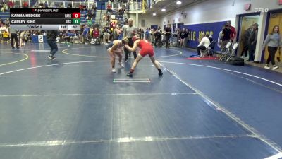 130 lbs Consy 6 - Karma Hedges, Parkersburg-WV vs Carley King, Kiski Area