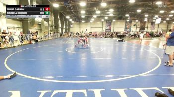 114 lbs Rr Rnd 3 - Emilie Capron, PA DXI Elite vs Brianna Roeder, Orchard South Girls