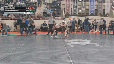 57_G lbs Quarterfinal - Talia Nelson, Clearfield vs Rooney Rodgers, Boyertown