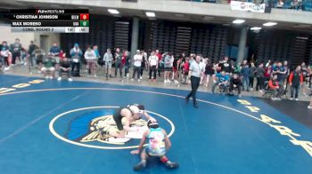 120 lbs Cons. Round 2 - Christian Johnson, Limestone vs Max Moreno, Unattached