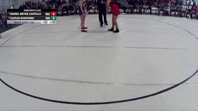 148 lbs Cons. Semi - Isabel Reyes Castillo, Lincoln High Girls vs Caitlin Stafford, 308 Wrestling Academy